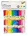 Produktbild folia 23991 - Stickgarn Basic, 100 % Baumwolle, 52 Docken à 8 m in 26 Farben sortiert, zum Sticken, Knüpfen und Basteln