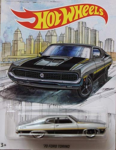 Detroit Muscle Hot Wheels 70 Ford Torino miniatura 1