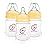 Nenesupply Natural Baby Bottles Newborn Flow Feeding Bottles Breastfeeding Bottle for Breastfed Babies Wide Neck 4.7oz Anti Colic Level 1 Nipple for 0+ Month Infant Replace Spectra Bottles for Pumping