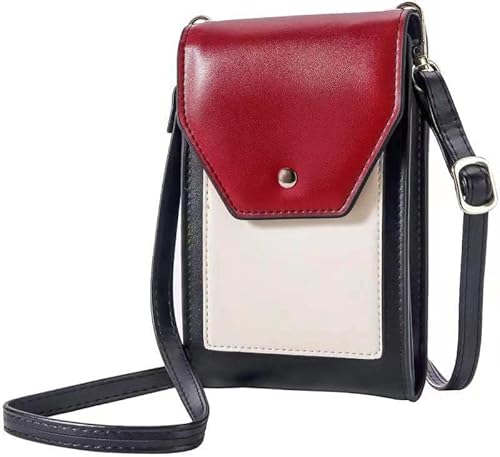 Eysee Bolso de hombro, bolso de teléfono móvil de piel sintética para mujer, monedero, bolso de tarjeta, bolso de hombro pequeño Cover