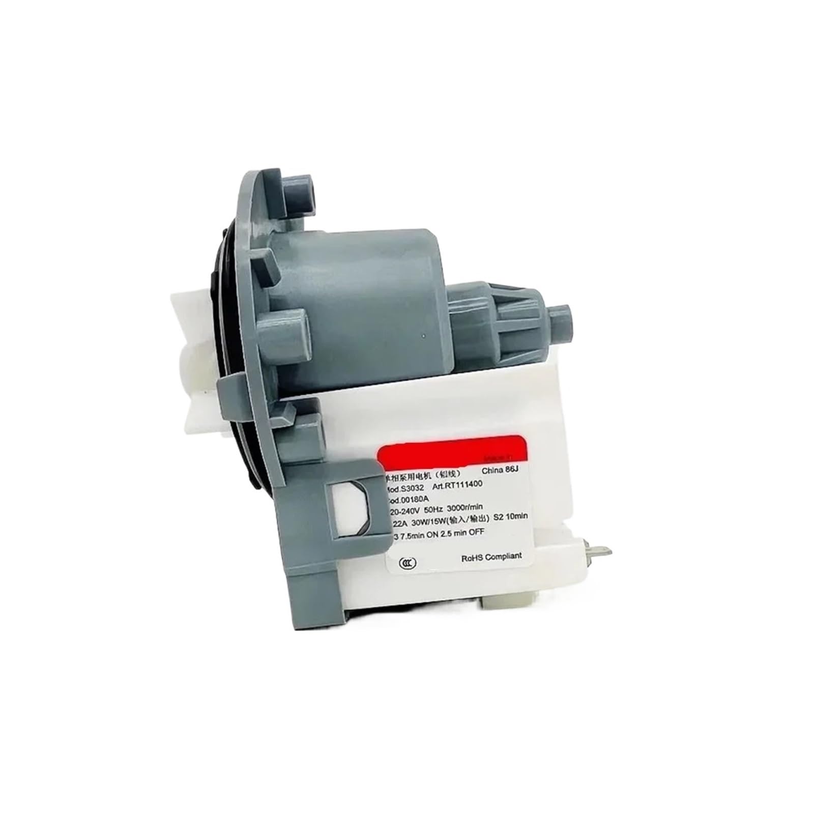 Bomba De Drenaje Compatible Con Pieza De Repuesto De Lavadora Askoll 00180A 30008D | Drenaje suave. Instalación sencilla.