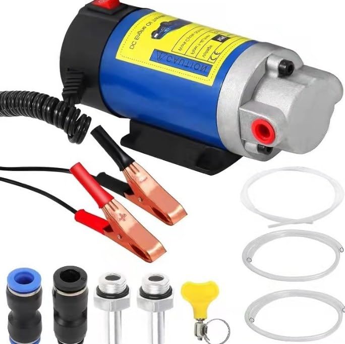 Pompa do odsysania oleju, 12 V, 100 W, pompa do wymiany oleju silnikowego, pompa do wymiany oleju silnikowego, pasująca pompa paliwowa, przenośna elektryczna samozasysająca pompa diesla do samochodów