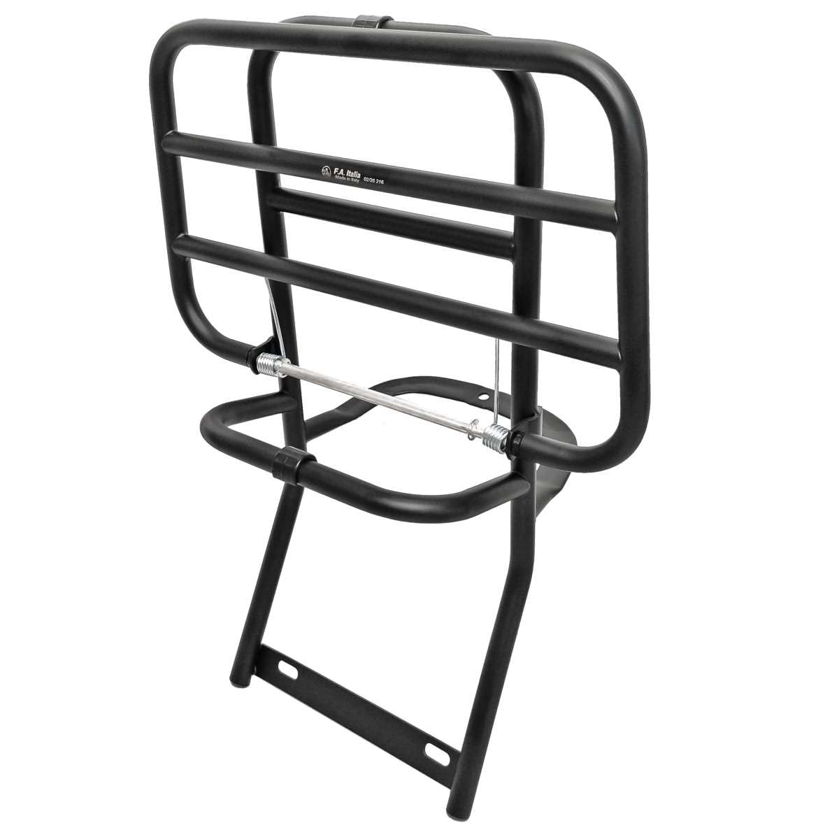 Portapacchi Posteriore Nero Compatibile con Vespa PX 125 150 200 LML Arcobaleno a Ribaltina