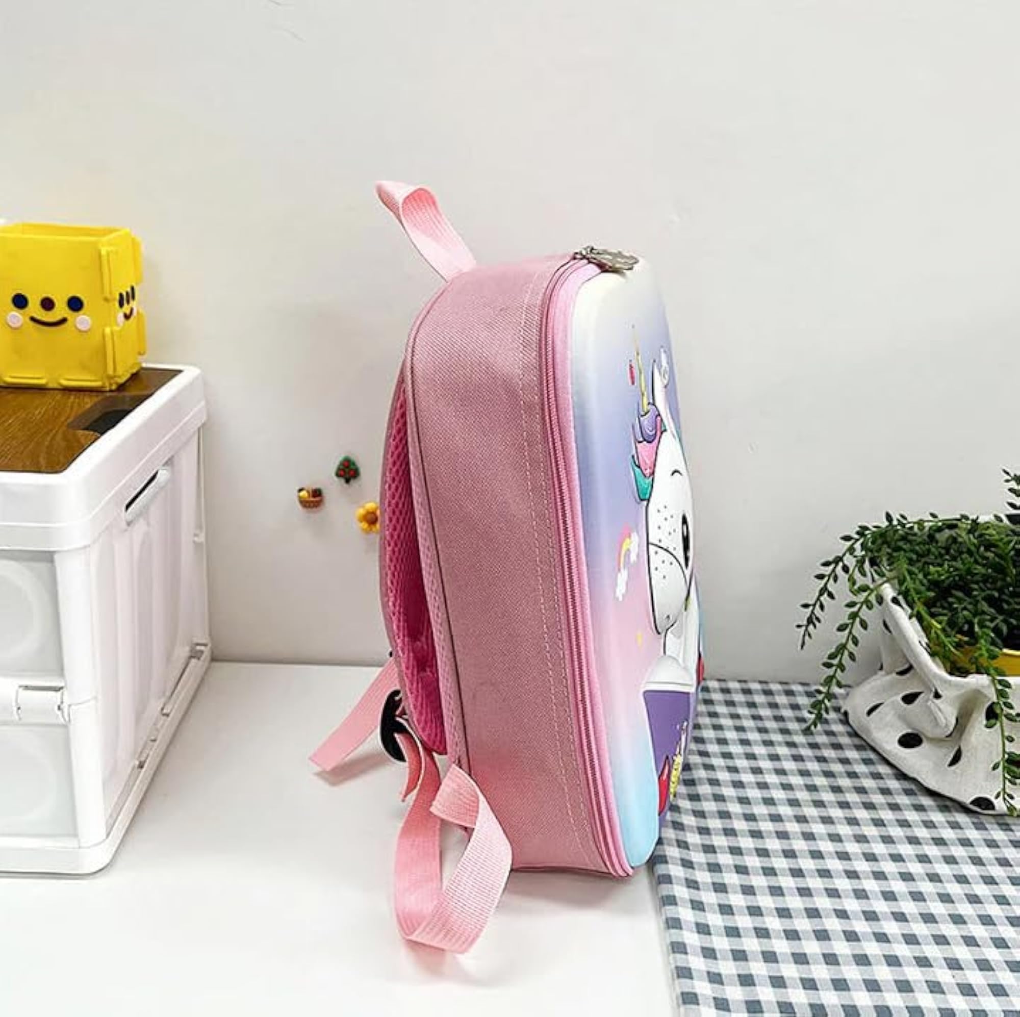 3D Cartoon Shape Hardtop Backpack for Kids, Casual School Bag