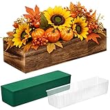Dandat 1 Set Wood Boxes for Centerpieces 12x4 Inch...