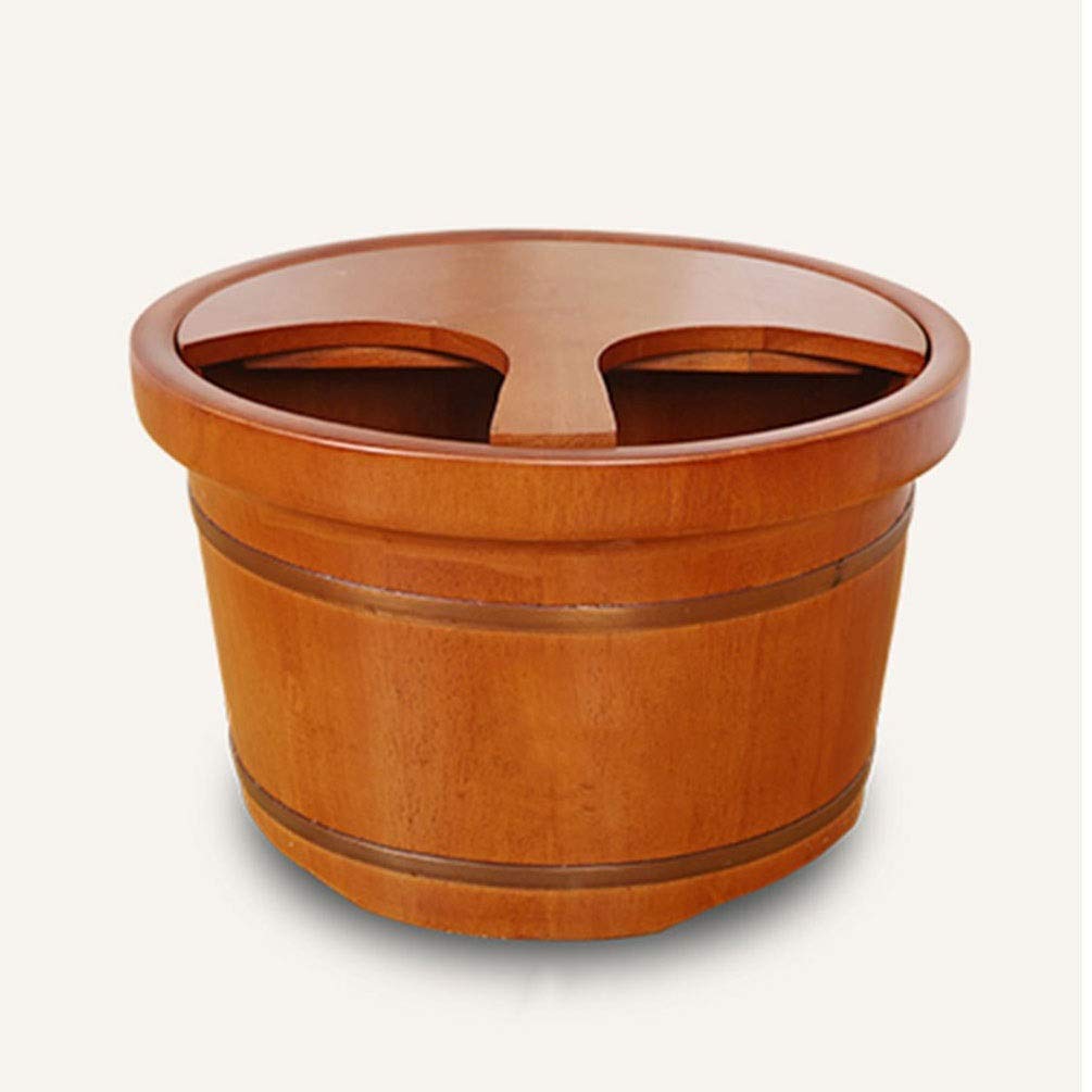 PUCHEN Barile di legnoFootSpaRelaxFootSpa,FootTubforAmmolloPiedi,AddensatoMaterialeFootBucket,LargeFootBathBasin.LoftyAmbition Comfortable Anniversary