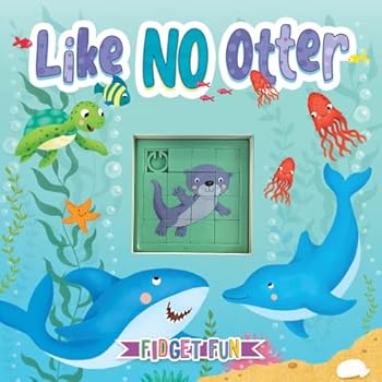 Board book Like No Otter - Children's Sensory Storybook with Touch and Play Fidget Puzzle Slider Book