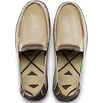 VILOCY Mens Slip on Deck Shoes Zero Drop Casual Canvas Loafer Vintage Flat Boat Shoes - Image 2