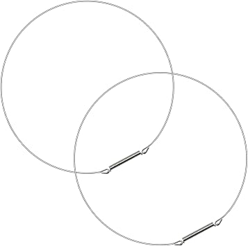 2-Pack 2W20017E Washer Door Boot Spring for LG and Kenmore Washing Machines | Replacement ACA32797401, ACA32390101, AP4436839,2W20017ETEMP, B00AF7PS00, Ensures Smooth Door Opening/Closing