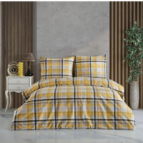 Home Sense Bettwäsche Bettgarnitur Set Baumwolle mit Reißverschluss,...