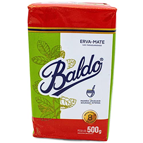 Yerba Mate Tè Baldo Tradizionale 0.5 kg + Campione Regalo (40g): Ricco di antiossidanti e vitamine, accelera il metabolismo, senza zucchero | Brasile