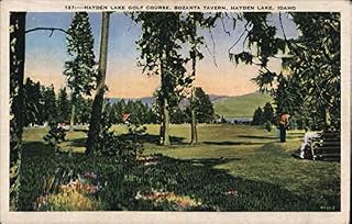 Hayden Lake Golf Course, Bozanta Tavern Hayden Lake, Idaho ID Original Antique Postcard