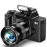 デジカメ 5K 8000万画素 一眼レフカメラ Wi-Fi機能 デジタルカメラ 18倍デジタルズーム 4.0インチ IPS タッチスクリー 自撮り 32GBマイクロSDカード付き 3000mAHバッテリー 付き