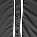 TKJPYWYH Blank Baseball Jersey Button Down Shirts,Men's Hip Hop Plain Short Sleeve Sports T Shirts S-3XL (#Black,X-Large)