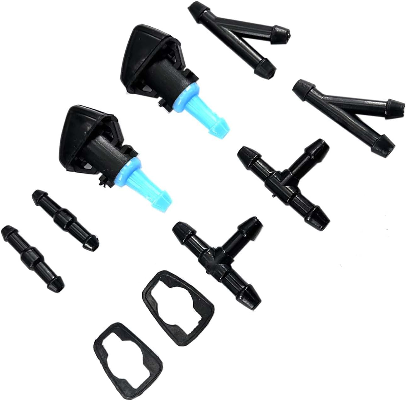 2pcs 5303834AB Windshield Washer Nozzles Fluid Jet Compatible with Patriot MK74 5303834AA