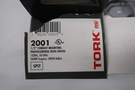 Fotocontrol TORK 2001 con giro 120V AC miniatura 7