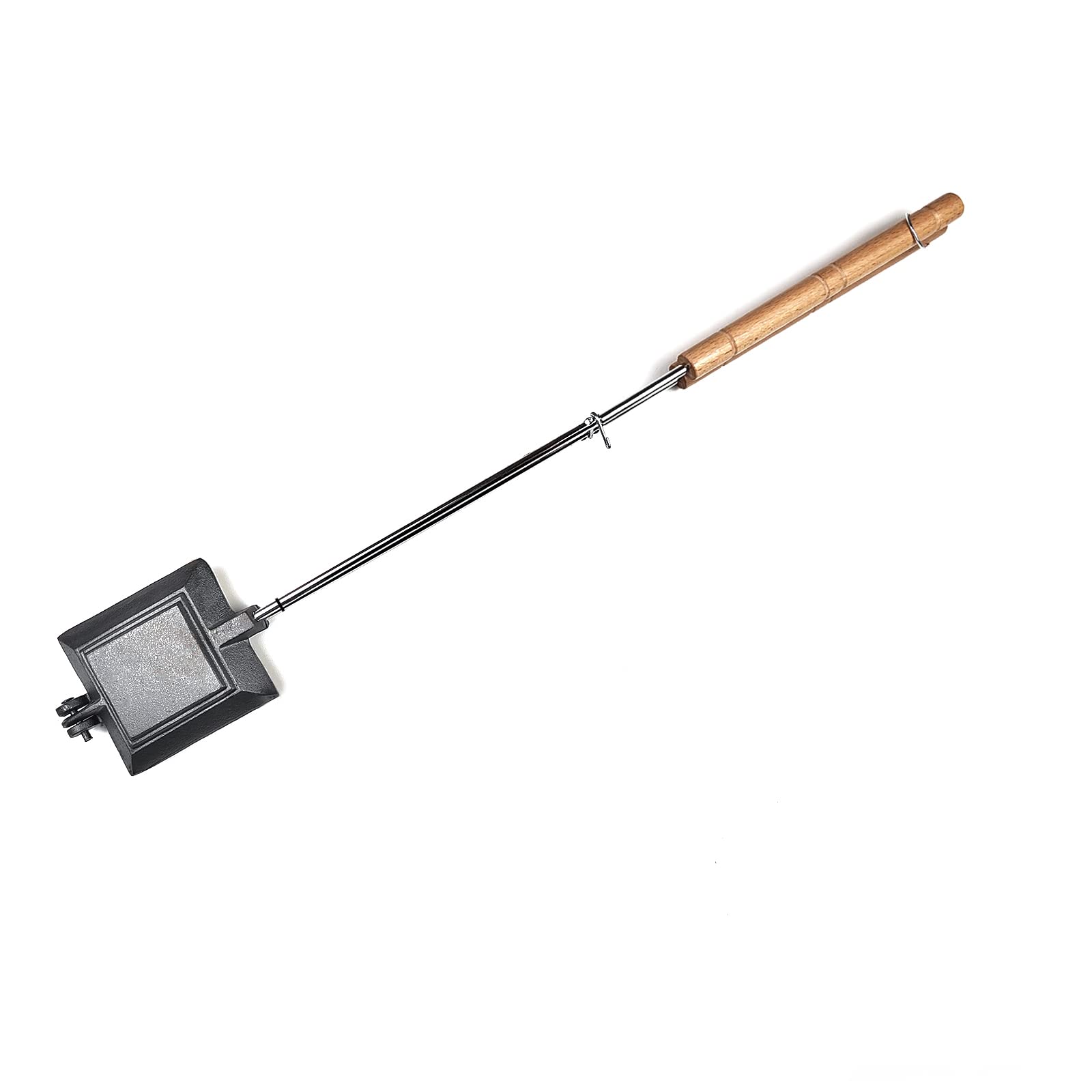 HAWOK Pre-seasoned Cast Iron Cooker Pie Iron sandwich Maker with Detachable Handle…