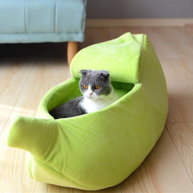 Foto 4 de 7 de Jjoer Camas para Perros Cueva Gato Los Gatos de la Cama Camas de Gato para Gatos Grandes Gato pequeño Cama…