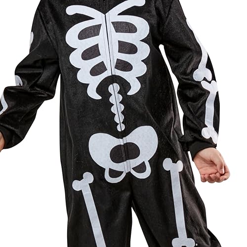 Mono con capucha de esqueleto para niños unisex miniatura 5