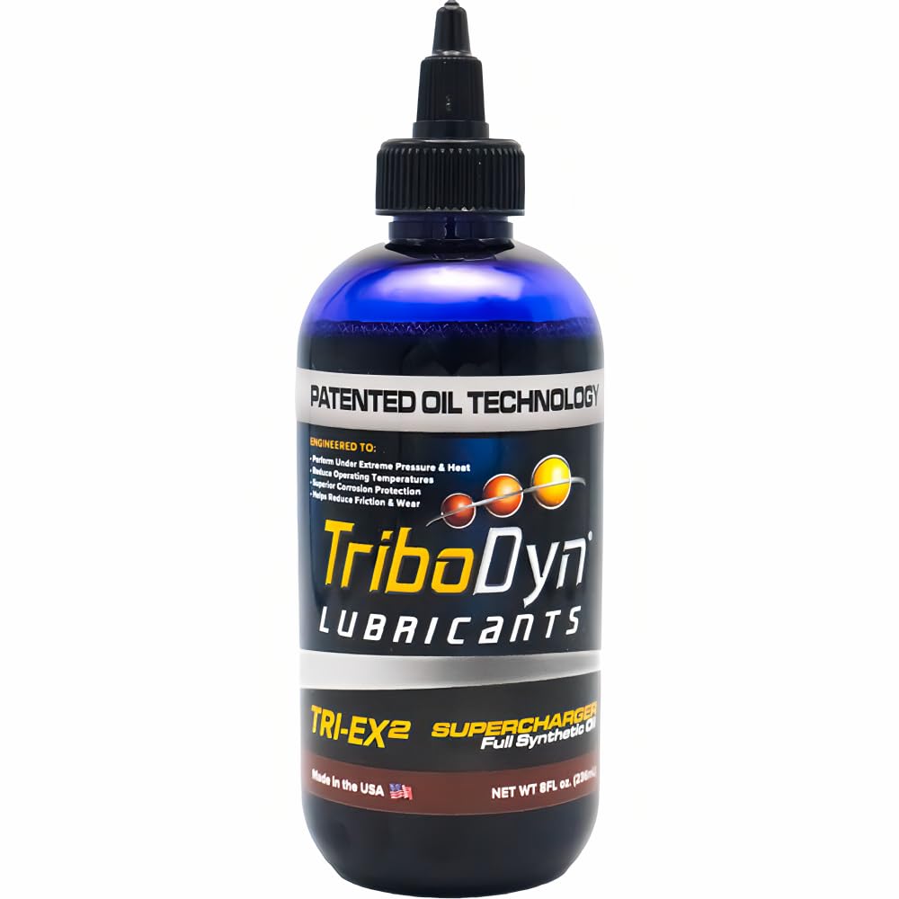 Extend Supercharger Life with TriboDyn Ceramic Full Synthetic Supercharger Oil - Patented Coating Protection