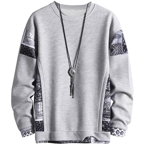 JJdocvanatic Sudadera con Cuello Redondo Hombre Top Crew Neck Sweatshirt