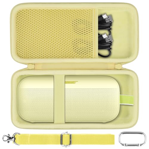 Image of co2CREA Hard Travel Case for Bose SoundLink Flex 2 /1 Speaker, Citrus Yellow