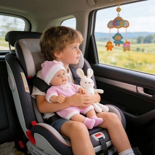 Bébé Reborn Fille Lavable de 30 cm avec sa Peluche Lapin - 3