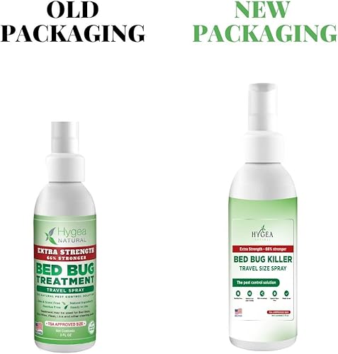 Vista 43 de Aerosol natural de viaje para piojos, ácaros y chinches – Botellas de tamaño aprobado por la TSA de 3 onzas – Apto para niños y mascotas – Sin