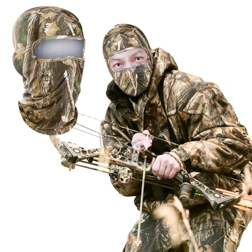 Image of WTACTFUL Summer Balaclava Face Mask Men, UPF50+ Breathable Sun Protection