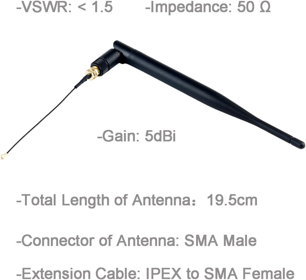 2pcs 915MHz LoRa GPS Module + 4pcs 915 MHz LoRa Antenna 5dBi