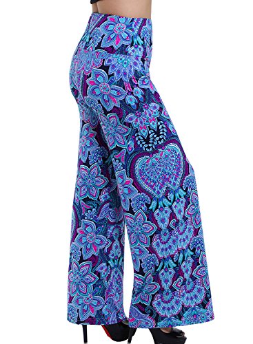 Arolina Women's Stretchy Wide Leg Palazzo Lounge Pants Casual Comfy High Waist Palazzo Pants