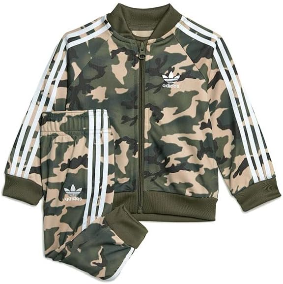Amazon | adidas アディダスオリジナルス カモフラ SST トラックトップ 