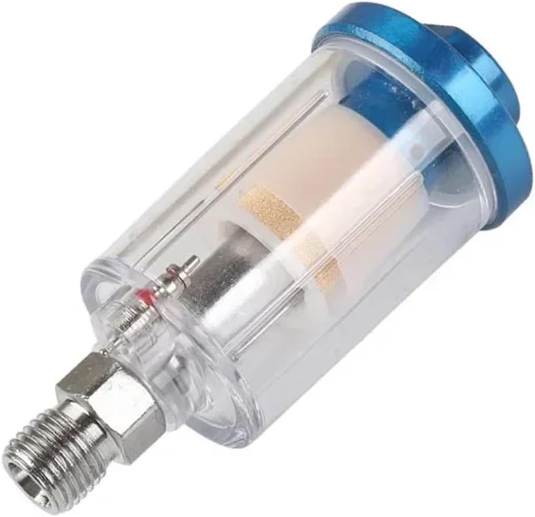 Water and Oil Separator for Air Line 1/4" NPT Inlet and Air Compressor and Air Tool Accessory Water Moisture Filter Dryer (Color : Regulator w PF, Size : 1 Pcs)