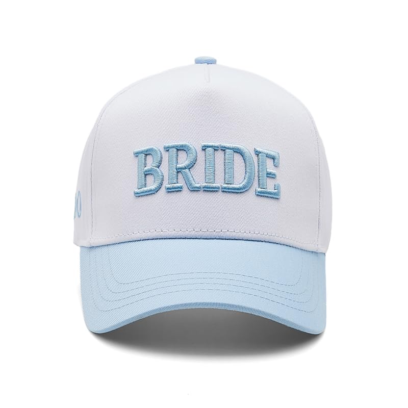 Bride Mesh Back Cap Fashion Casual Breathable Hat for Women Lightweight Comfortable Adjustable Sun Hat for Wedding & Bridal Party
