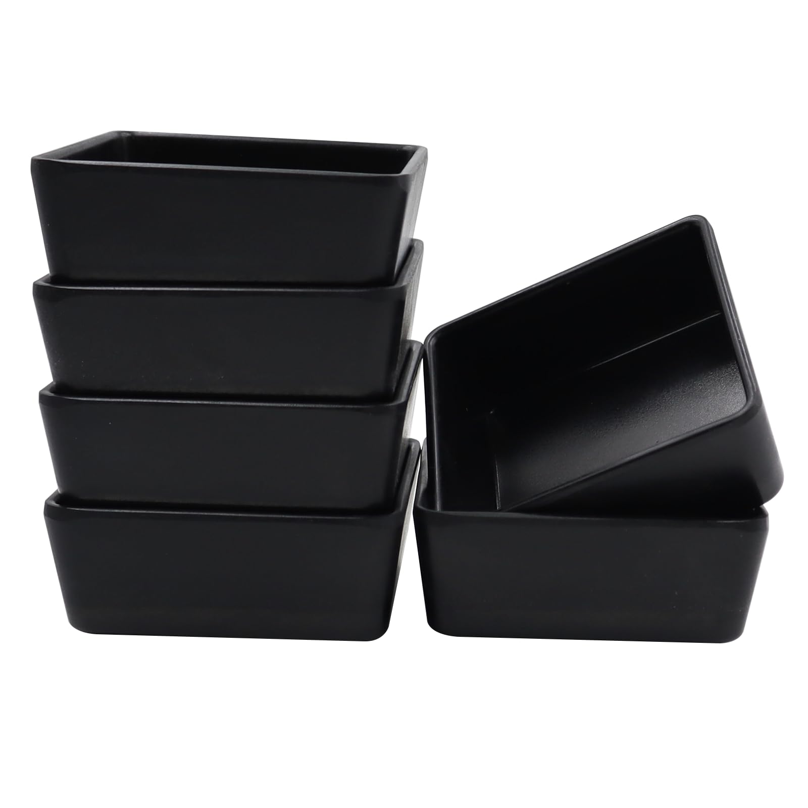 POPAPIE Dipping Sauce Bowls,Dip Bowls Set 6pcs,Reusable and Dishwasher-Safe