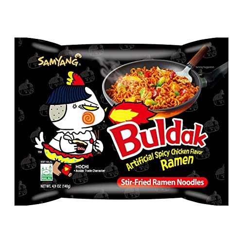 Samyang Ramen Korean Noodles Hot / Mild / Stir Fries / Soups (Buldak Original, .2Pack)