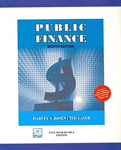 Public Finance, 8Th Edn 1259029107 Book Cover
