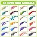 JOYIN 24 Pcs 3D Printed Articulated Mini Dragons, Flexible Crystal Dragon Fidget Toy Set, 3D Printed Animals for Party Favors, Classroom Prizes, Goodie Bag Fillers & Desk Decor