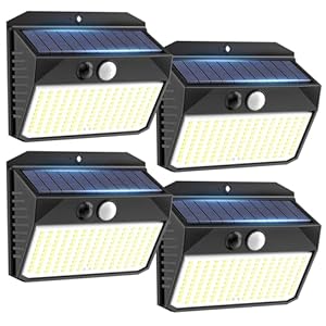 SIGRILL 4 Stück Solarleuchten für Außen