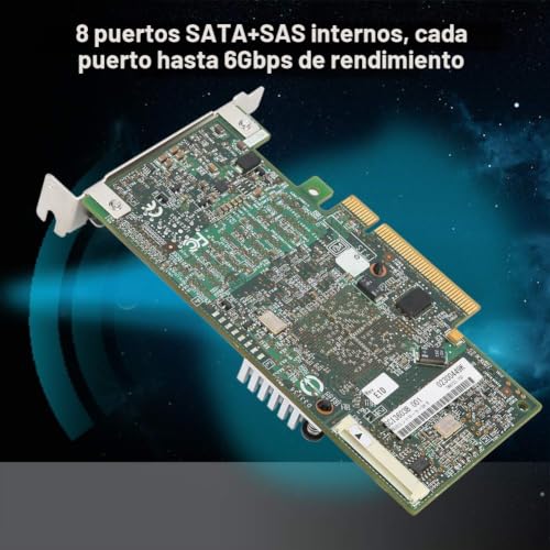 Controladora LSI 9267 8i de 8 puertos para solucionar espacio en servidores 2U 6
