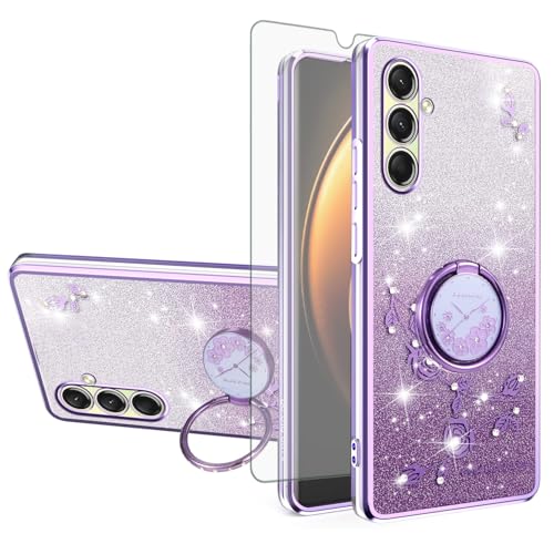 Coque Samsung A17 5G transparente pailletée pour visionner vos vidéos les mains libres