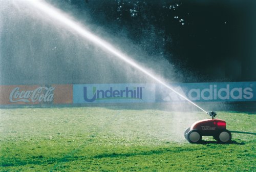 Underhill T-400 Tracker Traveling Adjustable Speed Control Irrigation Machine, 1-Inch Female Hose Connection Anchor Stake, and Auto Shut-off