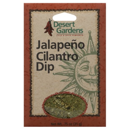 Desert Gardens Dip Mix Jalapeno & Cilantro, 0.75-Ounce (Pack of 12)