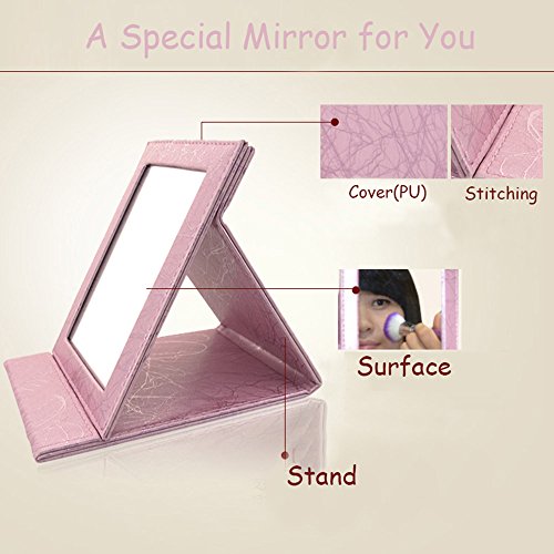 Espejo para maquillaje plegable ToiM rectangular miniatura 3