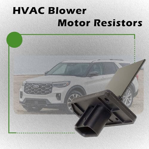 Image of Front or Rear Manual Temp AC Control Module HVAC Blower Motor Resistor Compatible with Ford 2007-2010 Explorer / 2007-2010 Explorer Sport Trac - for Mercury 2007-2010 Mountaineer Replaces 7L2Z19A706A