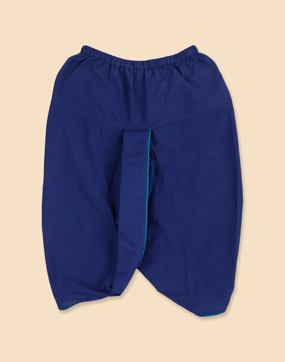 Fabindia Blue Cotton 2Pc Dhoti Set 4