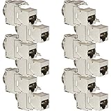 ✅ Im Lieferumfang befinden sich: 12x Keystone Jack Modul RJ45 CAT 6A von VESVITO für eine werkzeuglose Montage.