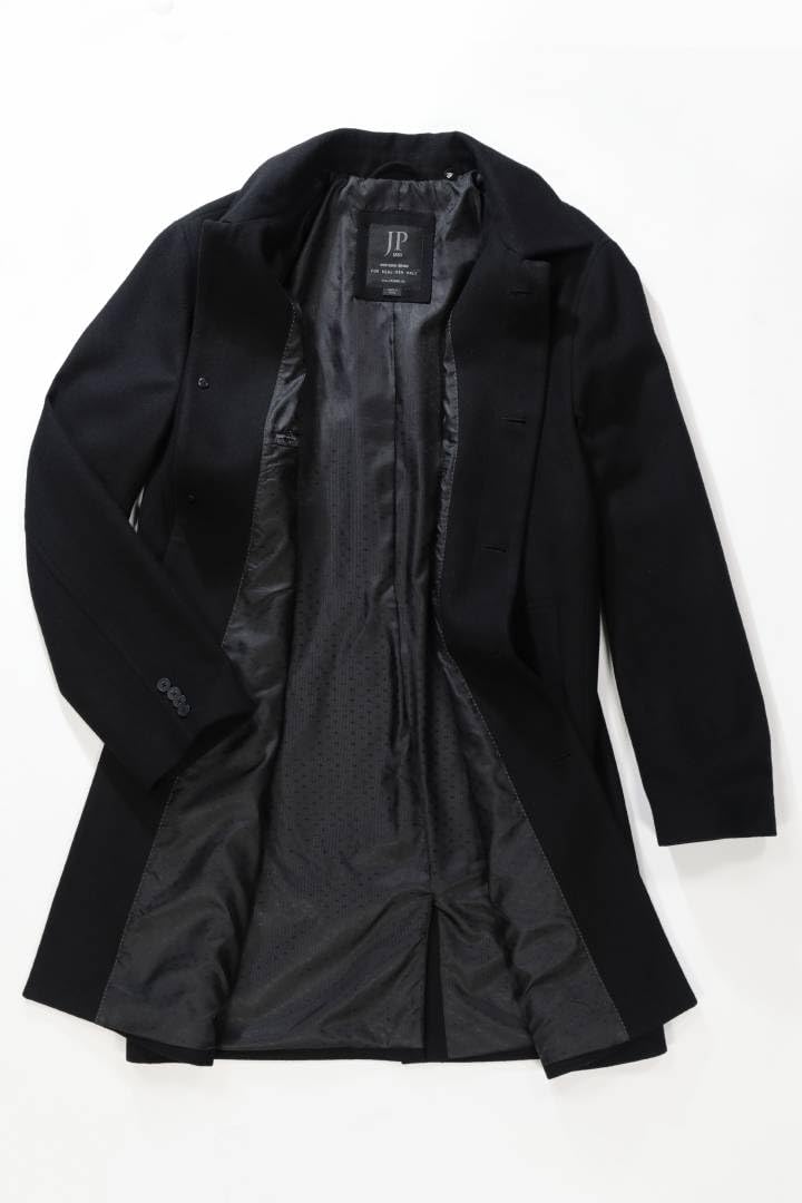 JP 1880 Hommes Grandes tailles L-8XL Manteau en laine mélangée déperlante, col de chemise 795116