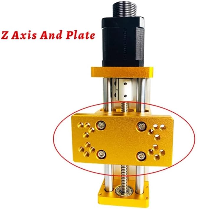 Davitu DC Motor - CNC Aluminum Sliding Table Apply 17/23 42BYG/57 Stepper Apply 48mm Spindle Fixture T8 Copper Anti-Backlash Nut