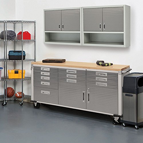 Seville Classics Ultrahd Rolling Workbench (Granite) - Thumbnail 5